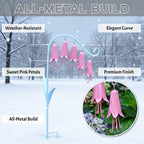 Lily of the Valley Metal Garden Stake Wind Chime