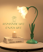 Convallaria table lamp frosted glass lamp