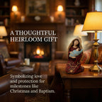 Handcrafted Virgin Mary & Baby Jesus Figurine – Religious Home Décor for Prayer Corner, Shelf & Gift Giving