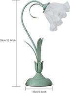 Convallaria table lamp frosted glass lamp