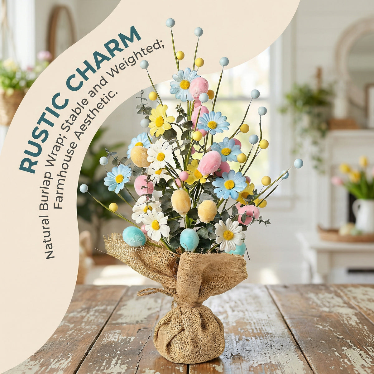 Easter Tabletop Egg Tree Decoration🌺
