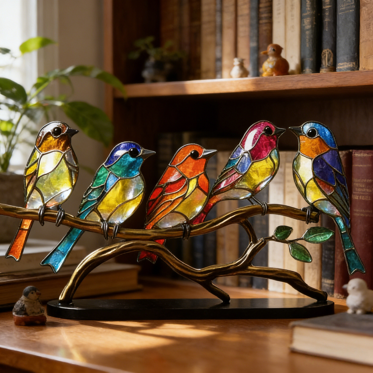 Stained Bird Decoration
