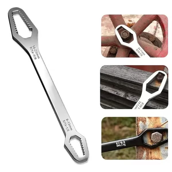 💥This Week's Special Price $16.99🎁-Universal 8–24mm Self-Tightening Double-Ended Torx Wrench🔧