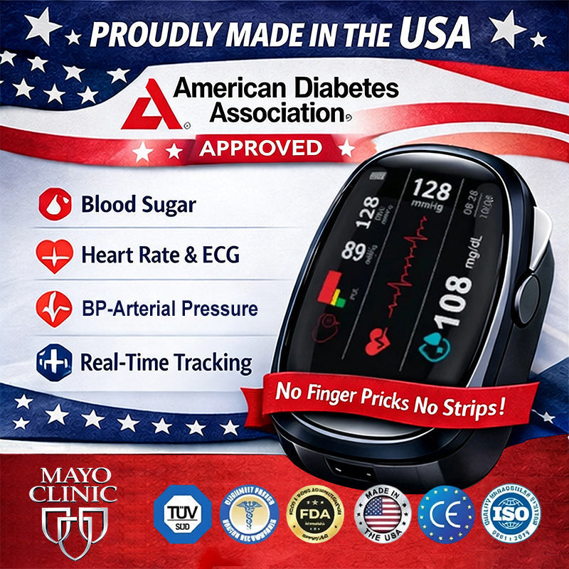 🔥Final 3 Hours: 70% OFF🏆Non-Invasive Blood Glucose Meter[99.9% Accuracy]✅TGA Approved