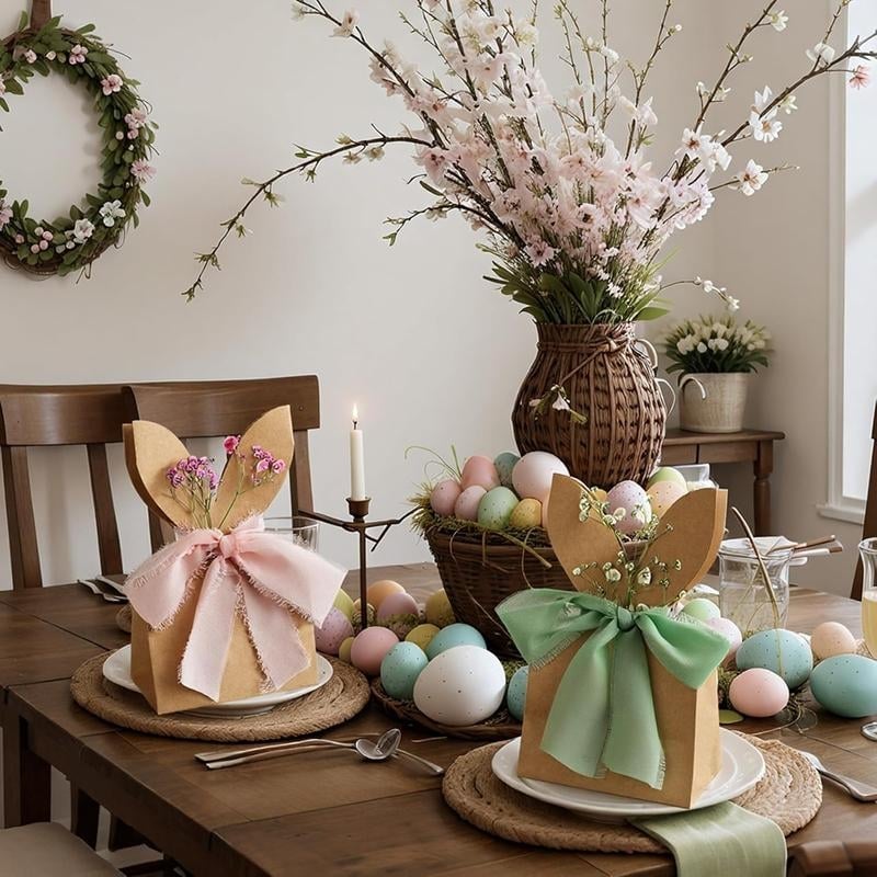 🐰Boho Bow Goodie Bags for Egg Hunts, Classroom Treats & Thoughtful Spring Surprises
