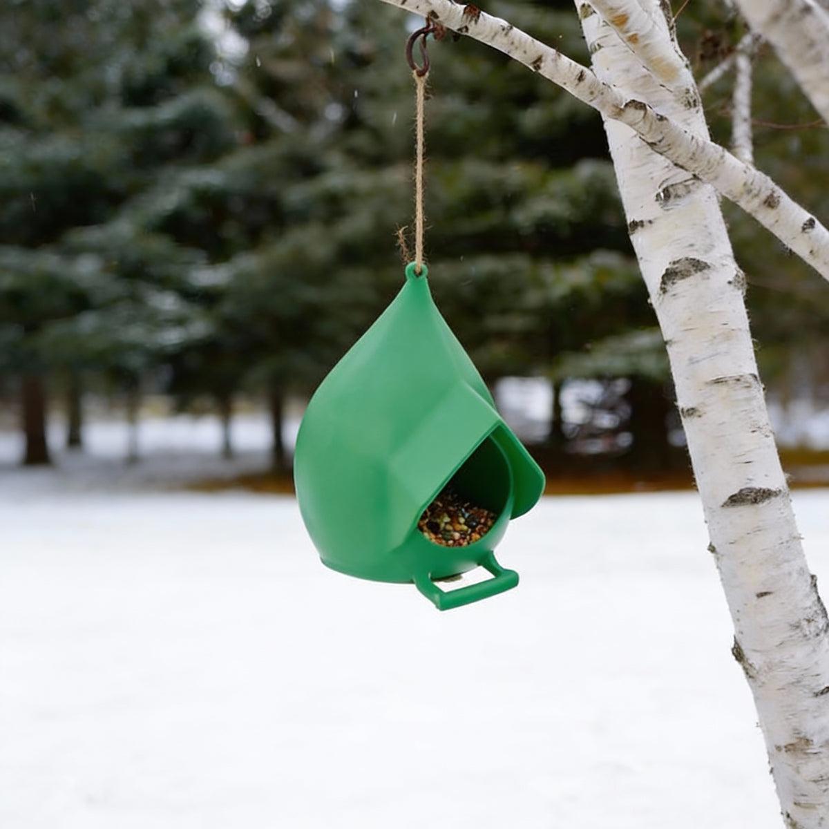 Winter Hanging Bird Feeder & Bird Nesting House