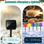 🎄2025 Christmas On Sale🍬5 Pack Christmas Sugared Gumdrop Pathway Solar Lights
