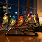 Stained Bird Decoration