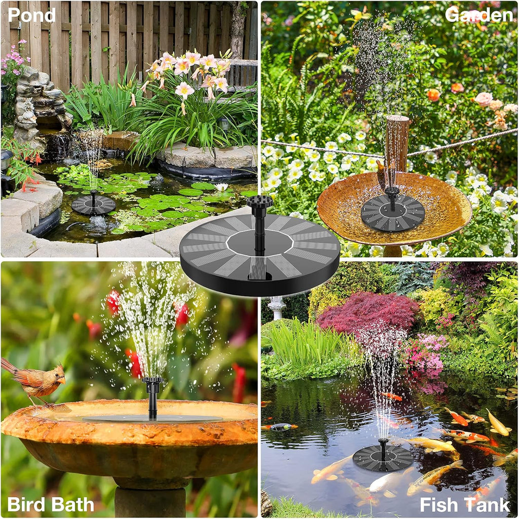 AISITIN Solar Bird Bath Fountain