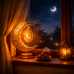 Ramadan Crescent Moon Lamp – A Soft Light for Meaningful Moments