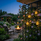 Hanging Bee Solar Light Decor for Outside