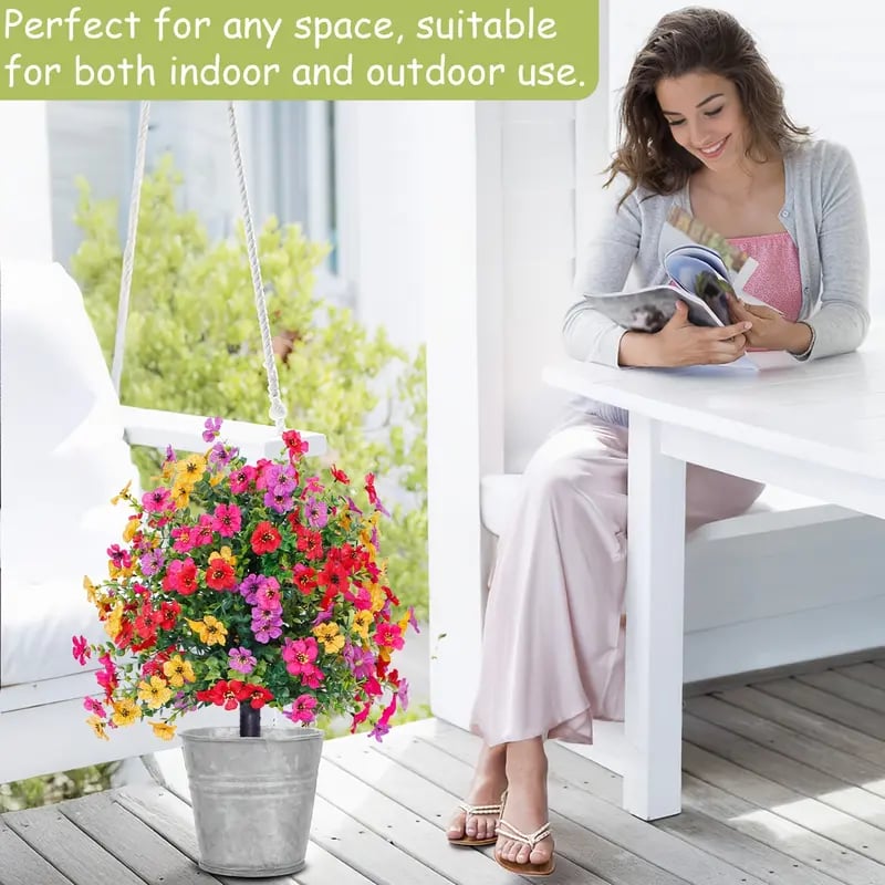 50% OFF TODAY ONLY 🎉🎉- Artificial Flowers for Outdoor Indoor Garden Home Decoration