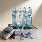 Celebrates Friendships Sea Glass Sisters Sculpture