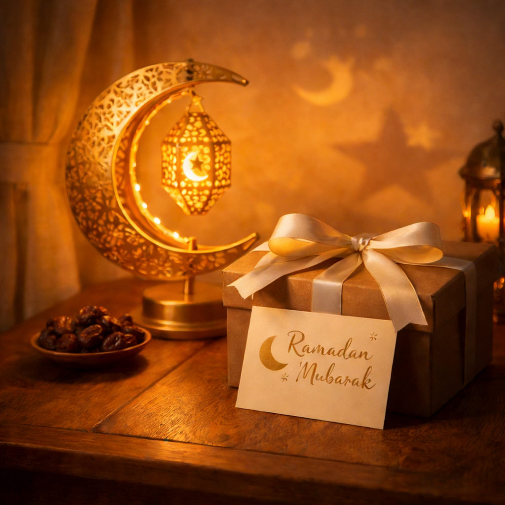 Ramadan Crescent Moon Lamp – A Soft Light for Meaningful Moments