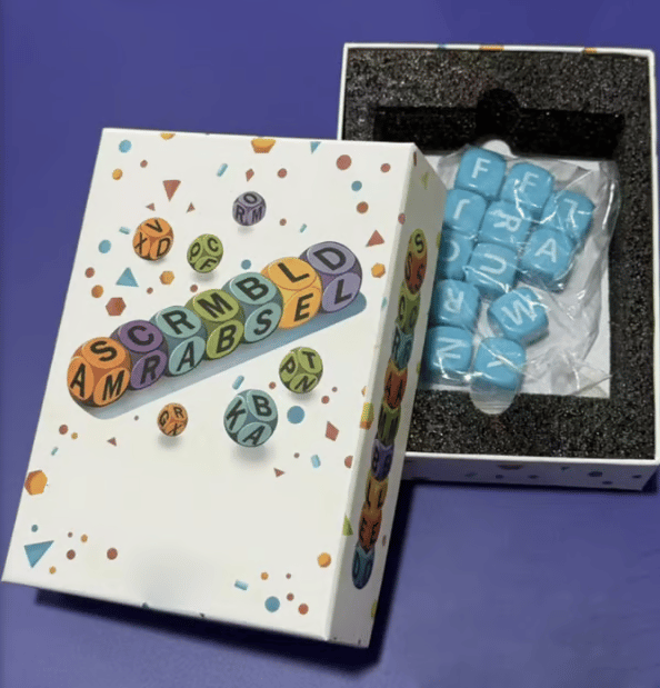 🔥🎲Dice Word Game Brain Exercise Game | ✨Perfect for Parties and Family Game Nights