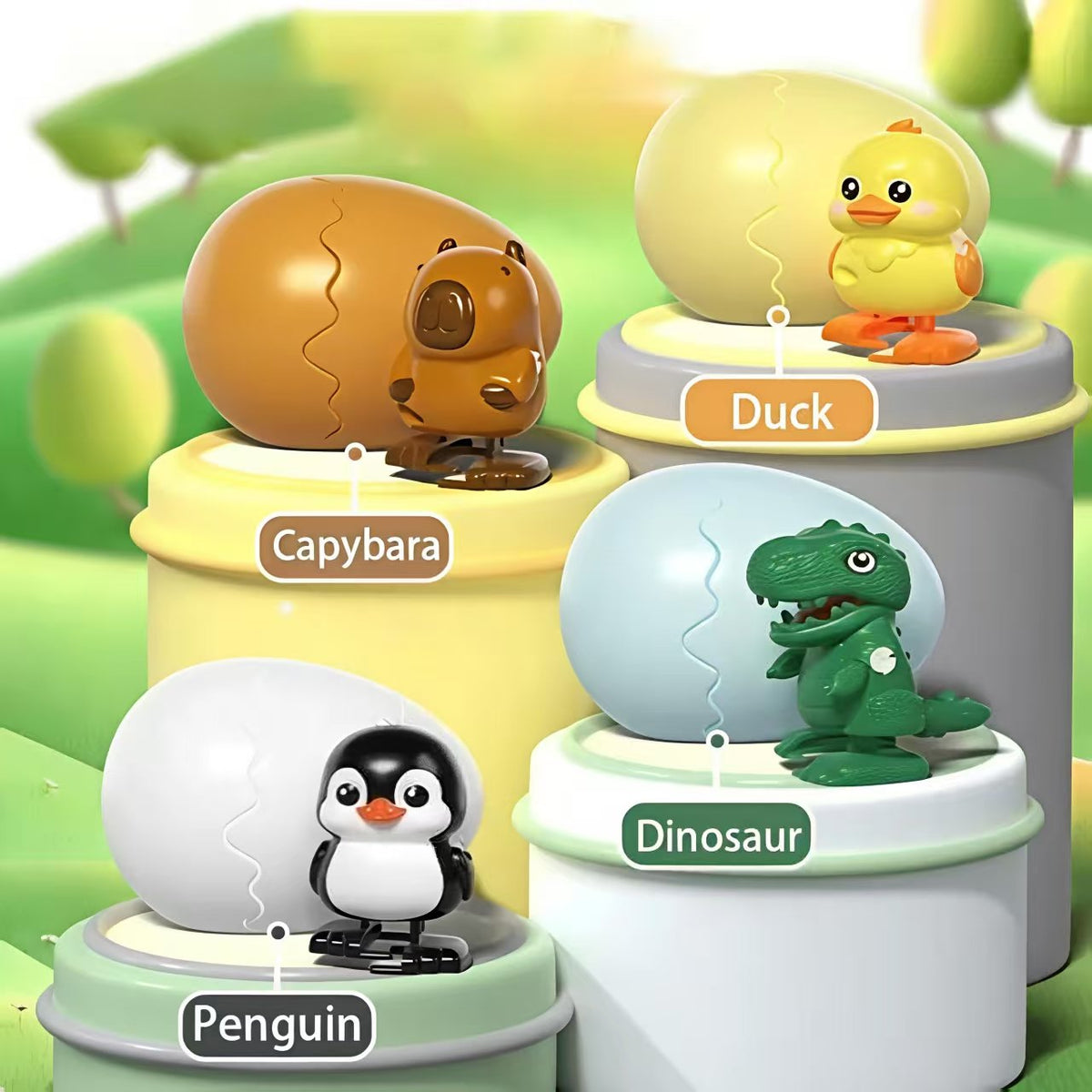 Last Day 50% OFF🎁 Wind-Up Animal Hatching Surprise Egg 🐣
