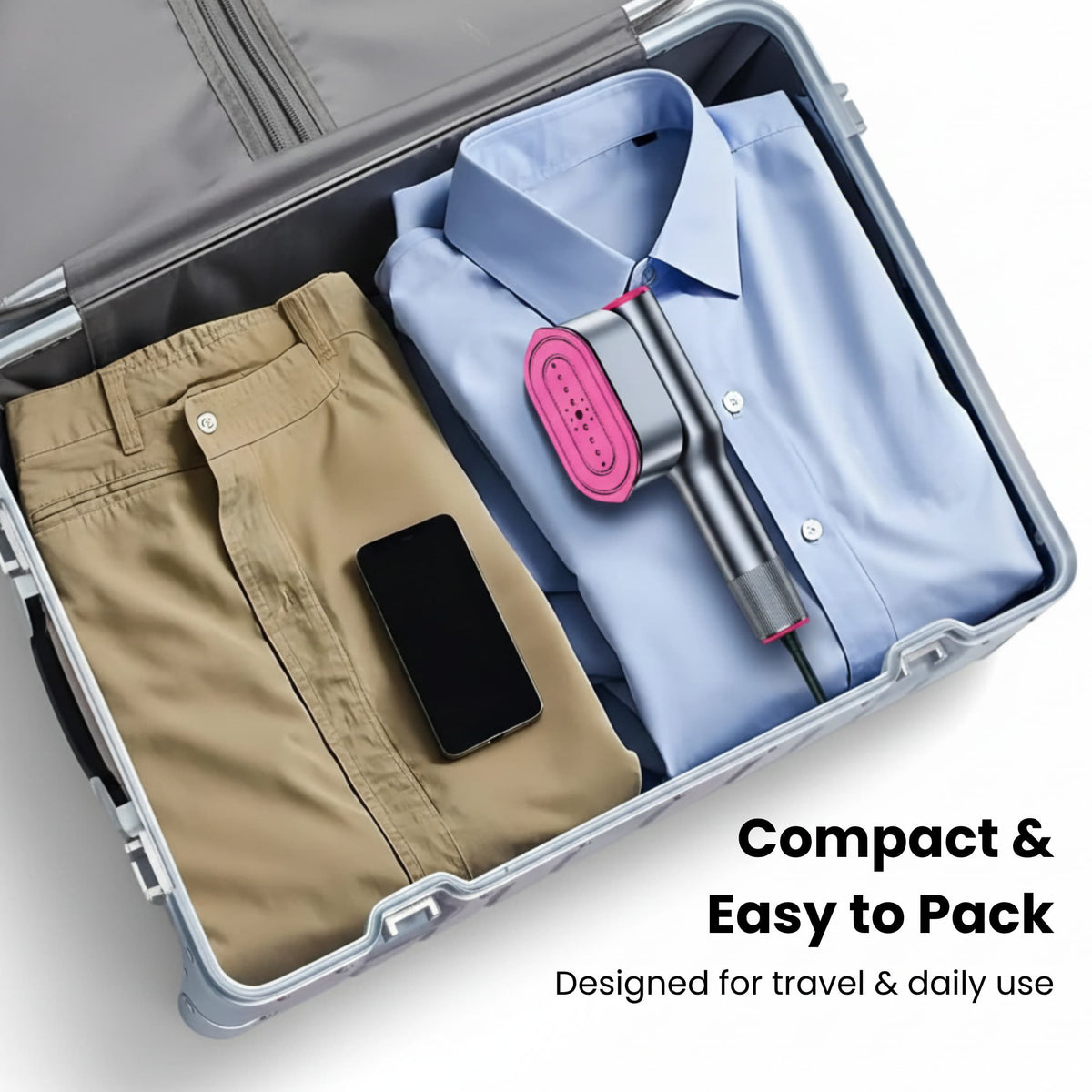 ✨ SteamerPro 2-in-1 Steamer &amp; Iron | Your Portable Wrinkle-Free Solution
