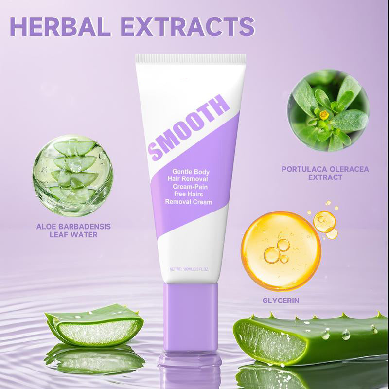 Bikini Pain-Free Hair Removal Cream 🧴 for Sensitive Skin | Plant-Based | Fast Acting