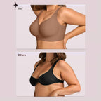 Wirefree Full-Coverage Support Bra Padded Gentle Uplift All-Day Comfort No More Sagging