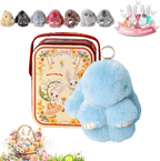 🐰Easter Cute Bunny Plush Keychain - Iron Box Gift Option, 🎁Easter Sweet Surprise