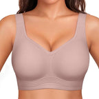 Wirefree Full-Coverage Support Bra Padded Gentle Uplift All-Day Comfort No More Sagging