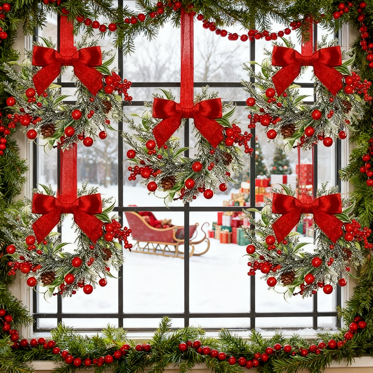 🎄Early Christmas Sale🔥Christmas Mini Wreaths