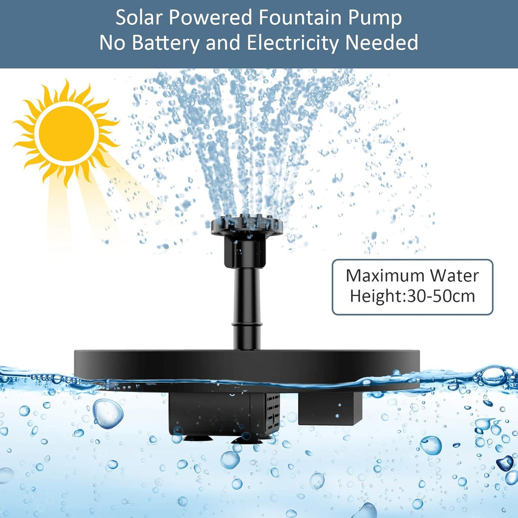 AISITIN Solar Bird Bath Fountain
