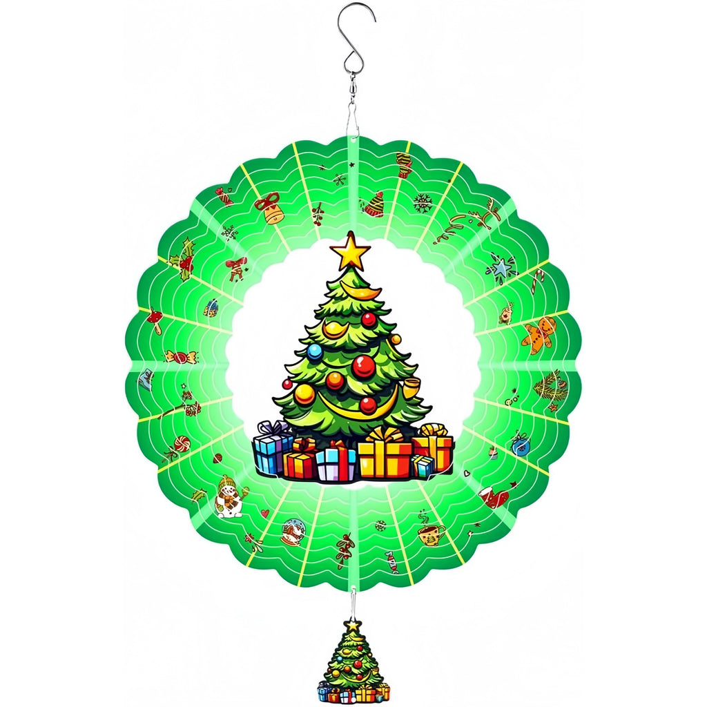 Christmas Spinning Wind Chime