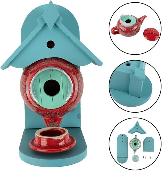 Teapot Bird Houses Bird Feeders