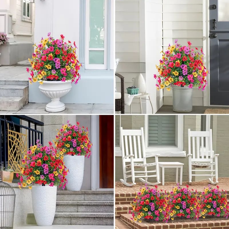50% OFF TODAY ONLY 🎉🎉- Artificial Flowers for Outdoor Indoor Garden Home Decoration