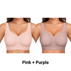 Wirefree Full-Coverage Support Bra Padded Gentle Uplift All-Day Comfort No More Sagging