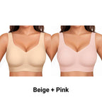 Wirefree Full-Coverage Support Bra Padded Gentle Uplift All-Day Comfort No More Sagging