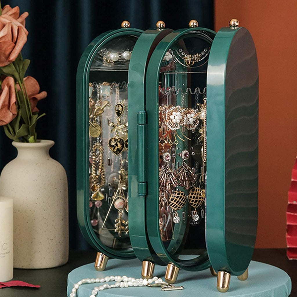 ⚡Flash Sale⚡4-Layer Dustproof Earring Necklace Jewelry Box