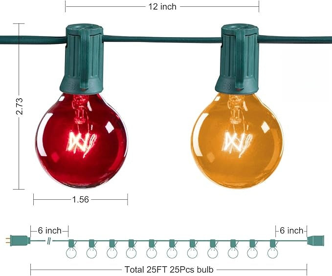 🎄Early Christmas Sale🔥Christmas Colored String Lights