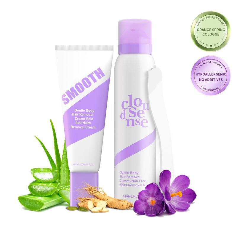 Bikini Pain-Free Hair Removal Cream 🧴 for Sensitive Skin | Plant-Based | Fast Acting