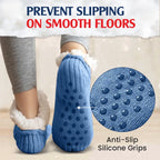 Fleece-Lined Non-Slip Thermal Slippers Socks