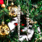 🎄2025 Christmas On Sale✨12 PCS Christmas Crystal  Icicle Ornaments