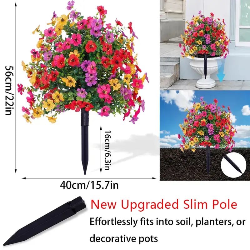50% OFF TODAY ONLY 🎉🎉- Artificial Flowers for Outdoor Indoor Garden Home Decoration