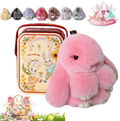 🐰Easter Cute Bunny Plush Keychain - Iron Box Gift Option, 🎁Easter Sweet Surprise