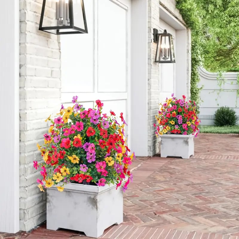 50% OFF TODAY ONLY 🎉🎉- Artificial Flowers for Outdoor Indoor Garden Home Decoration