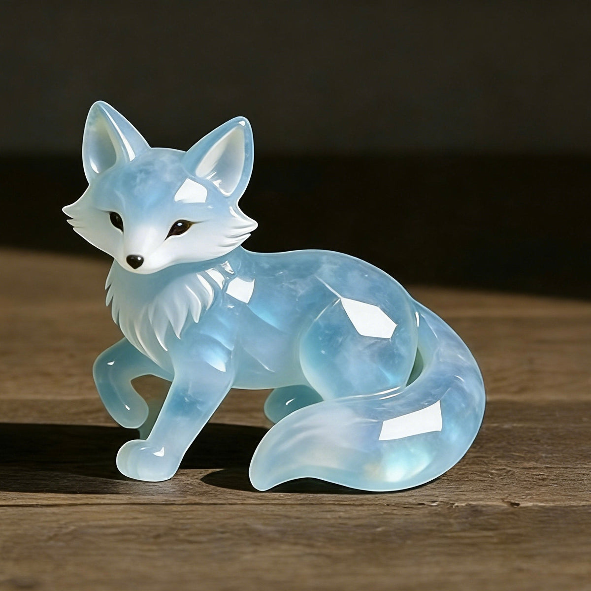 🌙🦊 2026 Valentine's Talisman: Moonstone Fox — Symbol of Gentle Warmth & Sweet Bonds💎