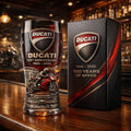 Ducati 1926–2026 100th Anniversary 3D Relief Pint Glass🔥🔥