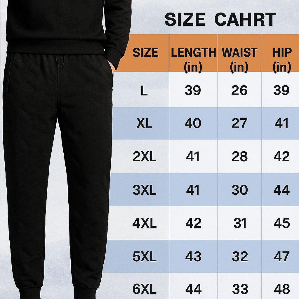 Winter Warm Thick Fleece Sweatpants