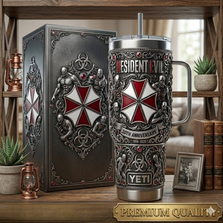 TRENDING Resident Evil 30th Anniversary YETI Tumbler