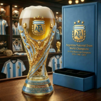 Argentina World Cup Champion Trophy Beer Glass
