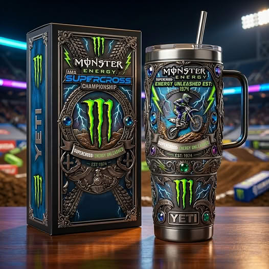 Monster Energy AMA Supercross YETI Tumbler🏆
