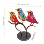 Stained Bird Decoration