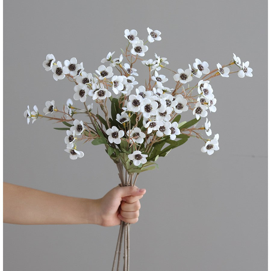 5 Stems Realistic Wildflowers Artificial Long Floral Stems