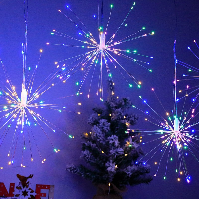 🎄2025 Christmas On Sale✨4 Pack Hanging Firework Lights with 8 Modes