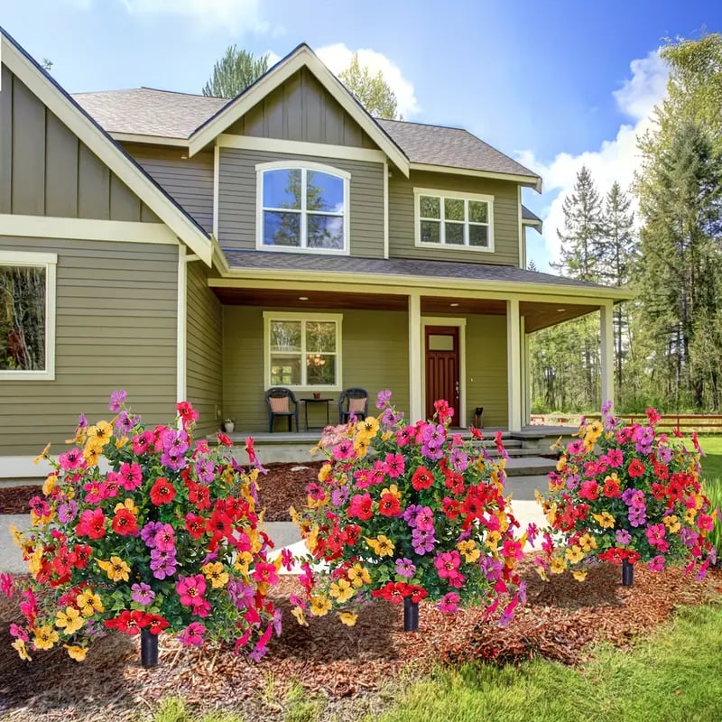 50% OFF TODAY ONLY 🎉🎉- Artificial Flowers for Outdoor Indoor Garden Home Decoration